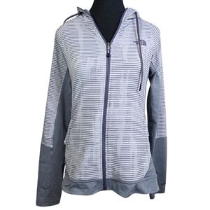 The North Face Light Purple Polka Dots Flash Dry Full Zip Jacket Size Small